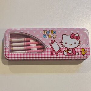 Hello Kitty Pink and White Pencil Tin
